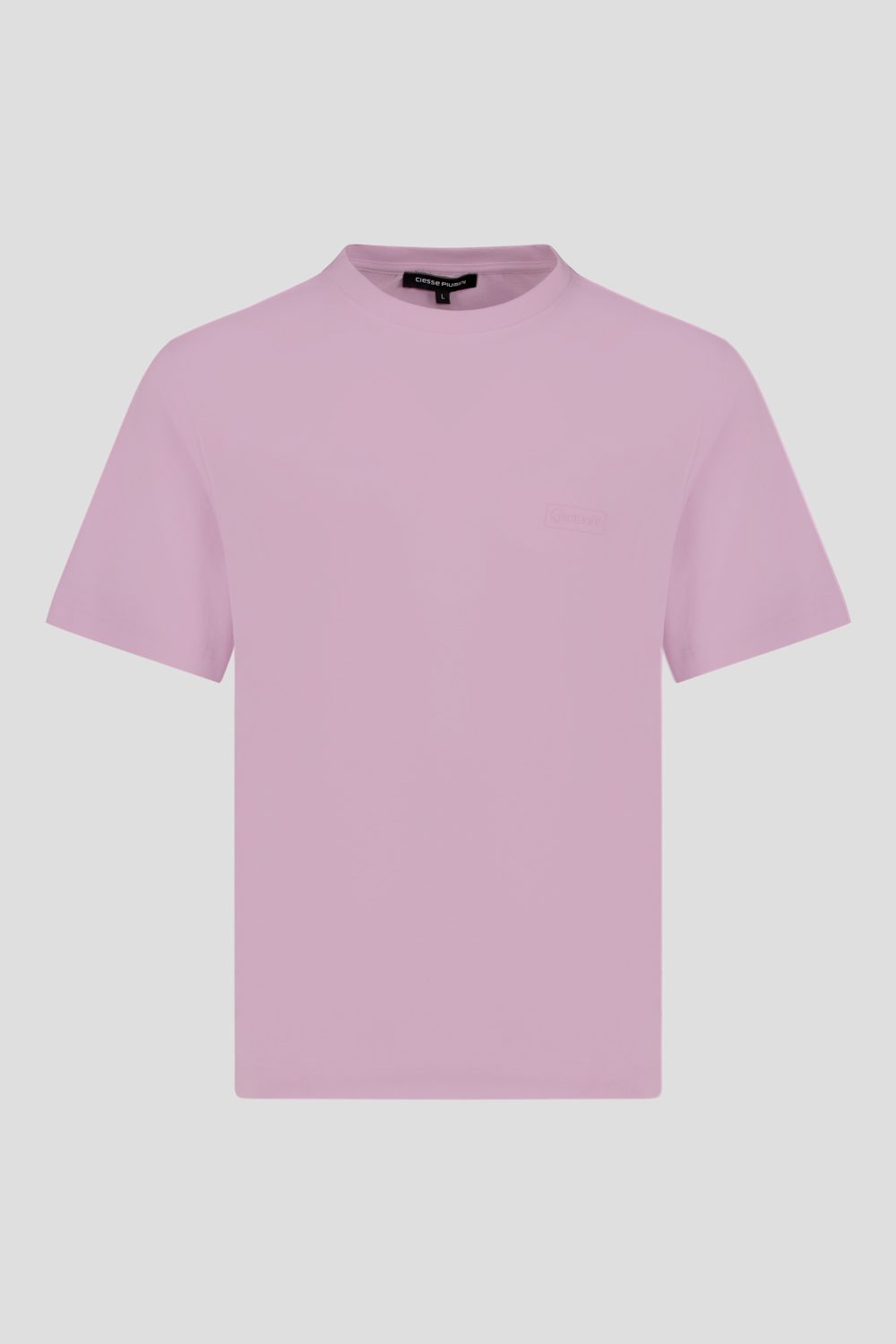 ciesse-t-shirt-baumwollshirt-lila-rundhals image 5