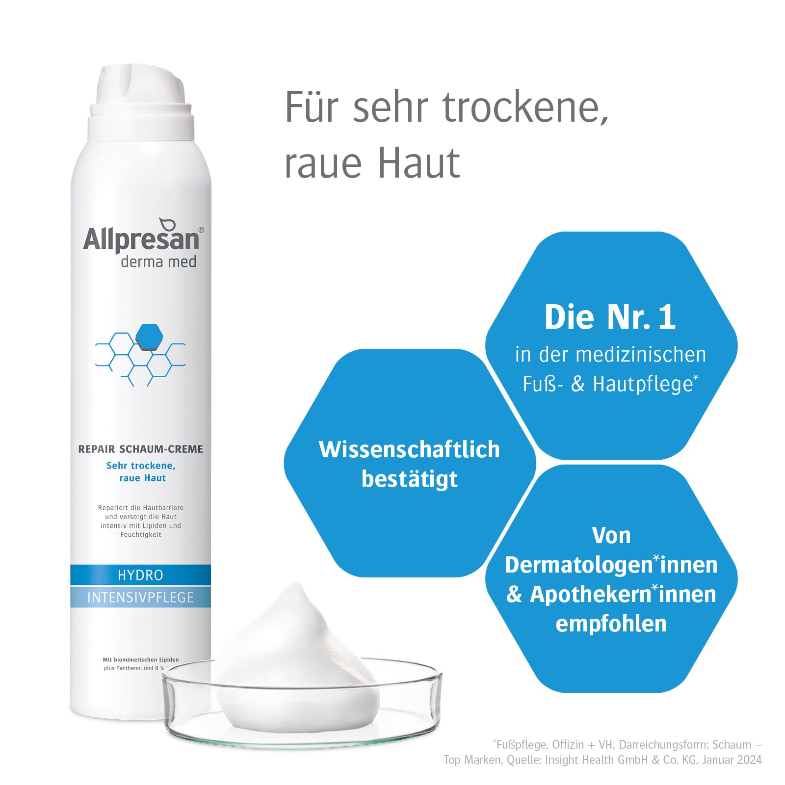 allpresan-hydro-derma-med-repair-schaum-creme-200ml-8-urea image 3
