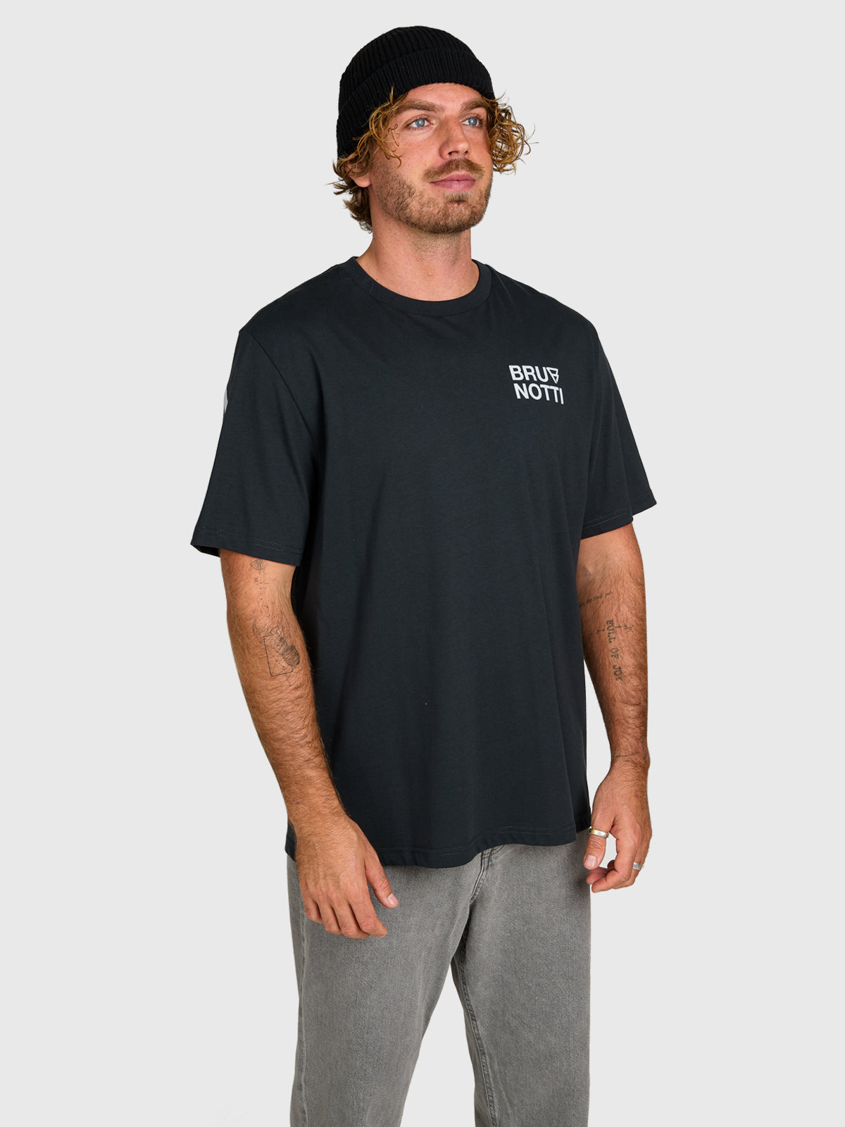 brunotti-barros-herren-t-shirt-schwarz-baumwolle image 3