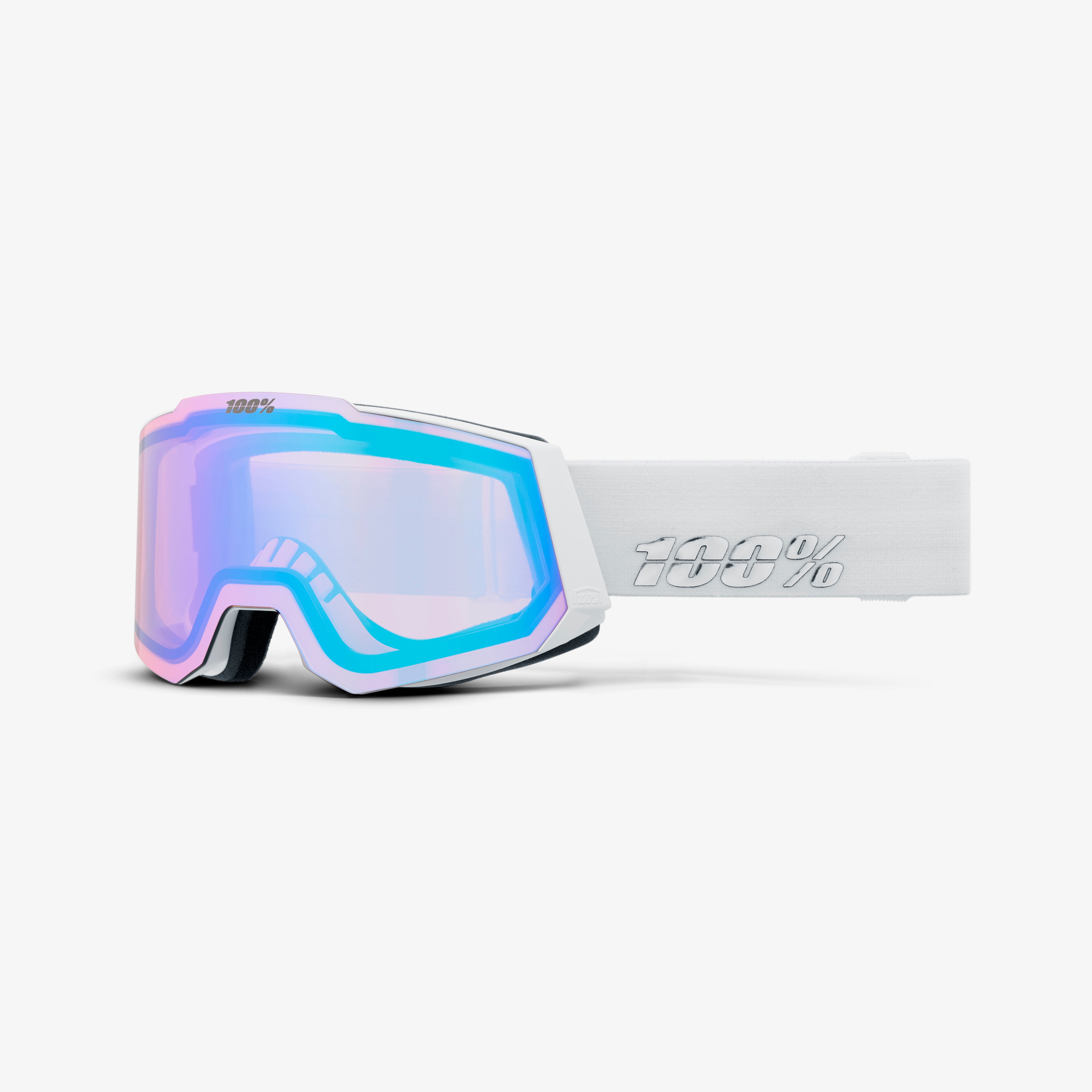 100-snowcraft-hiper-skibrille-white-red-regular-fit image 2
