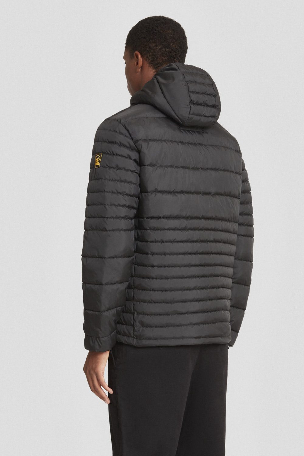 ciesse-piumini-daunenjacke-schwarz-mit-kapuze-wasserabweisend image 4