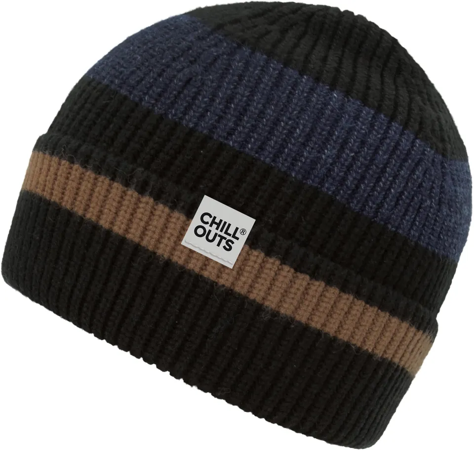 chillouts-bastian-hat-winterm-tze-schwarz-streifen-teddyfutter image 1