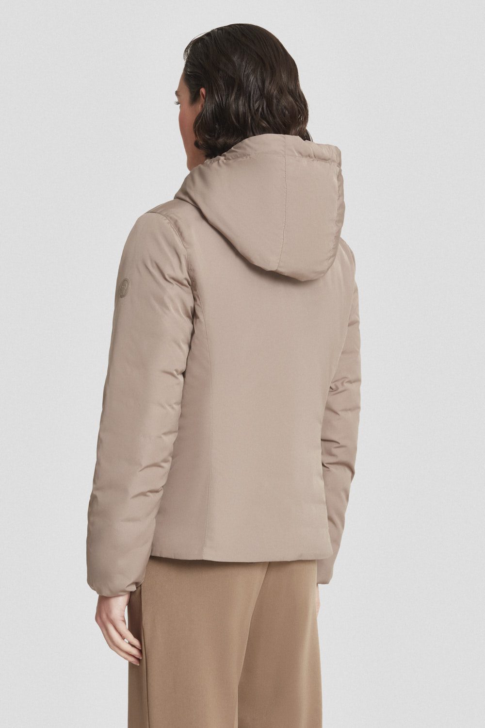 ciesse-outdoor-piumini-daunenjacke-braun-reversibel-kurz image 4
