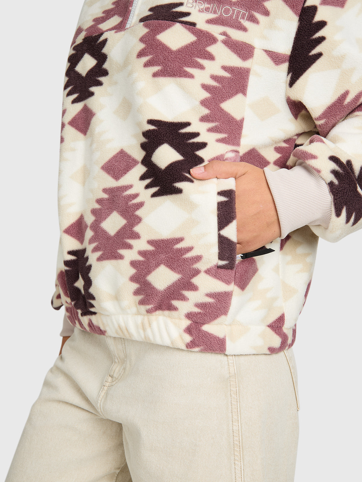 brunotti-peggy-damen-fleece-moonbeam-locker-polyester image 6