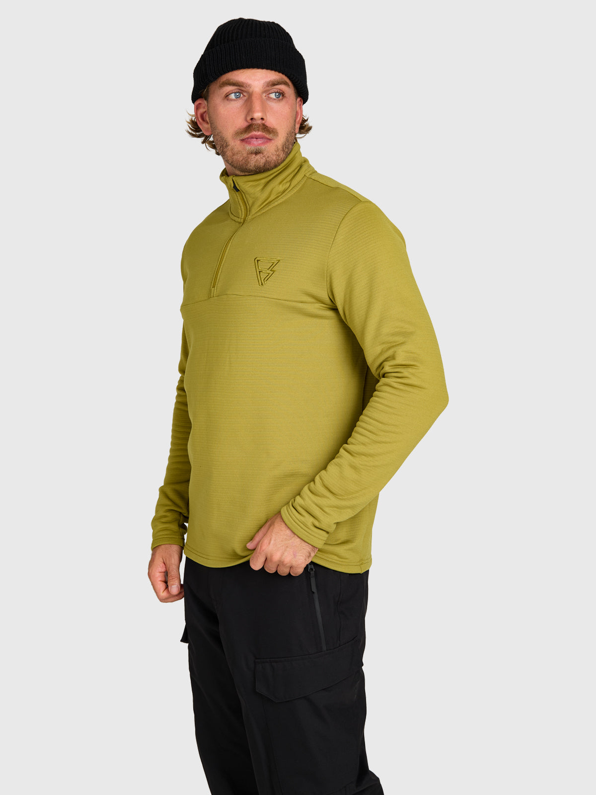 brunotti-daronst-herren-fleece-l-dark-moss-troyer image 4