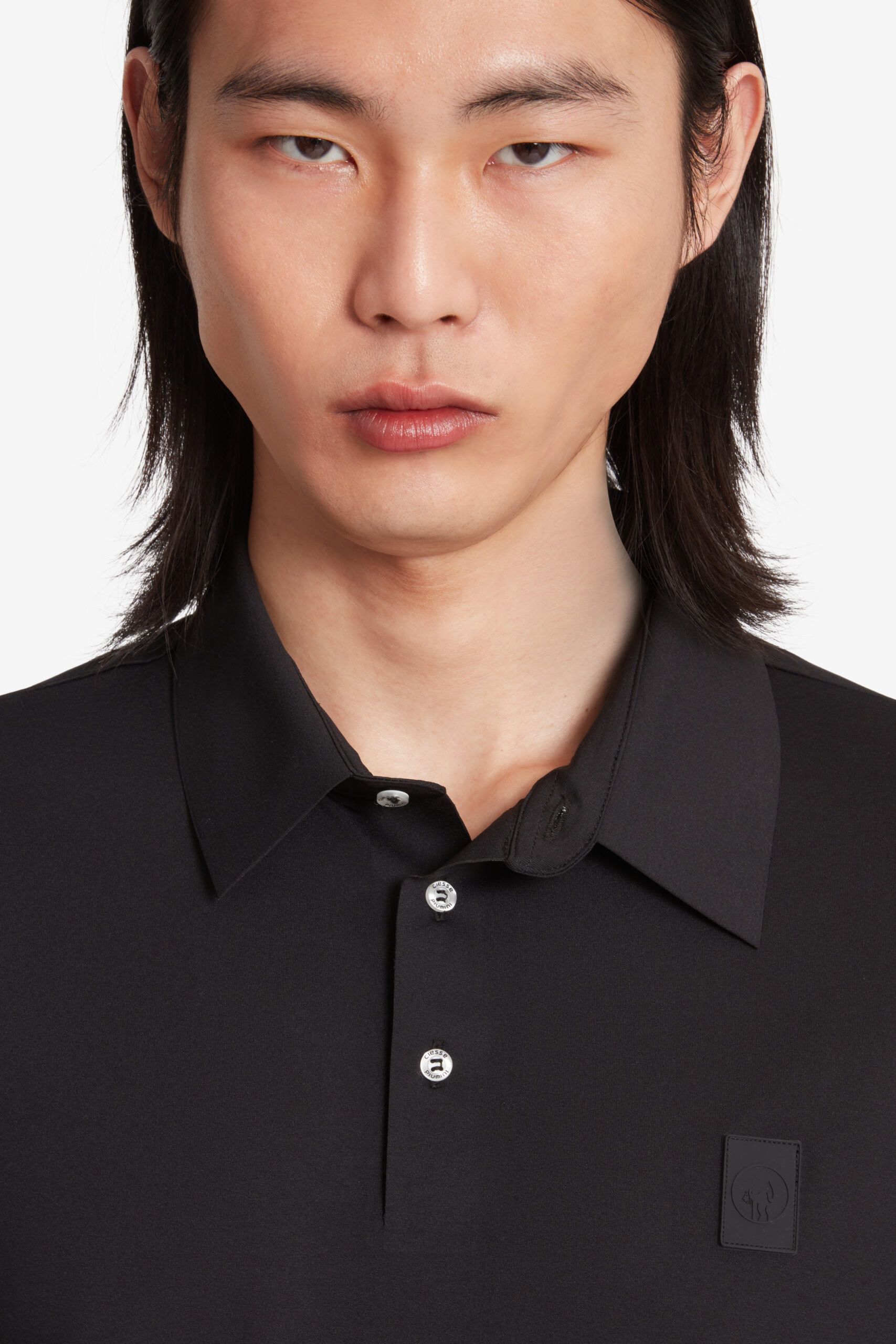 ciesse-outdoor-damien-polo-schwarz-polyester-atmungsaktiv image 3