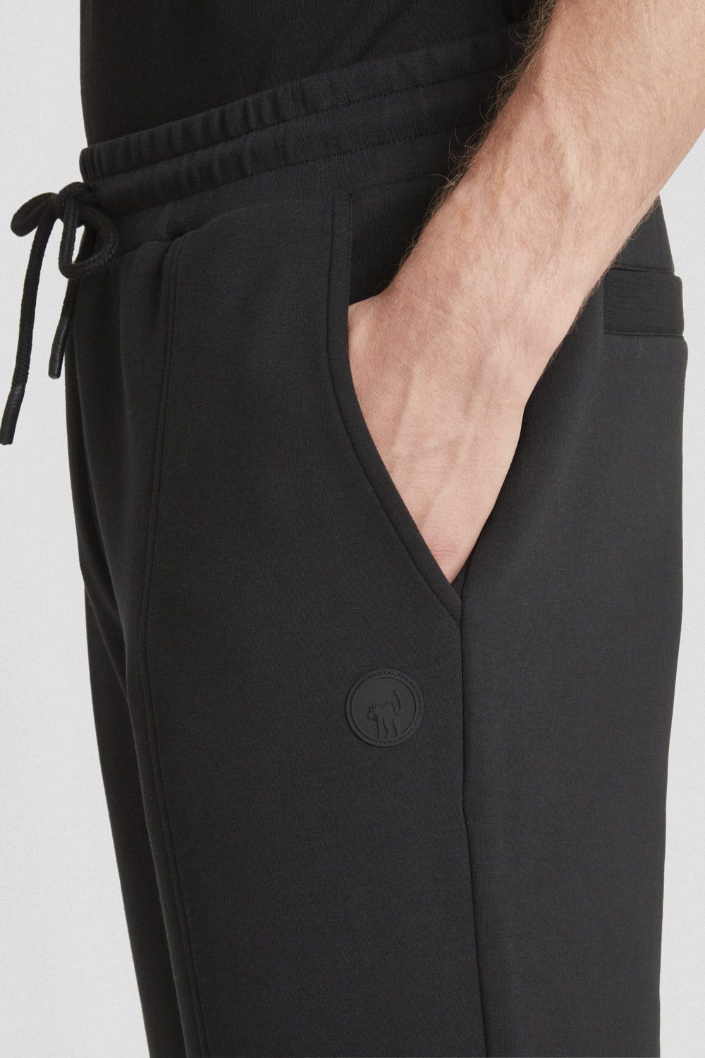 ciesse-pantaloni-hose-schwarz-mit-kordelzug-elastan image 3