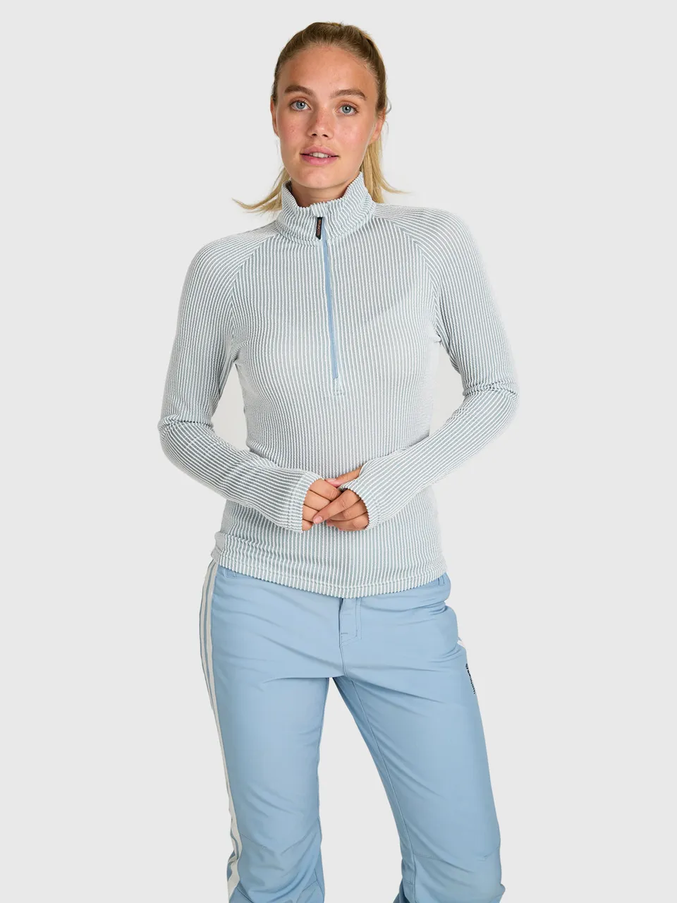brunotti-kiana-snow-fleece-damen-pale-blue-midlayer image 1