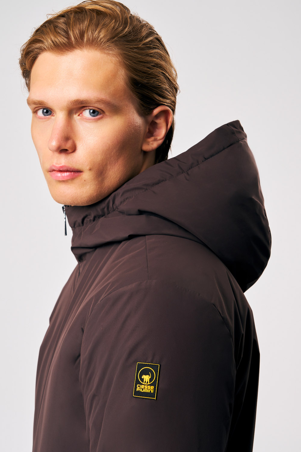 ciesse-outdoor-peter-winterjacke-braun-kapuze-herren-dwr image 4