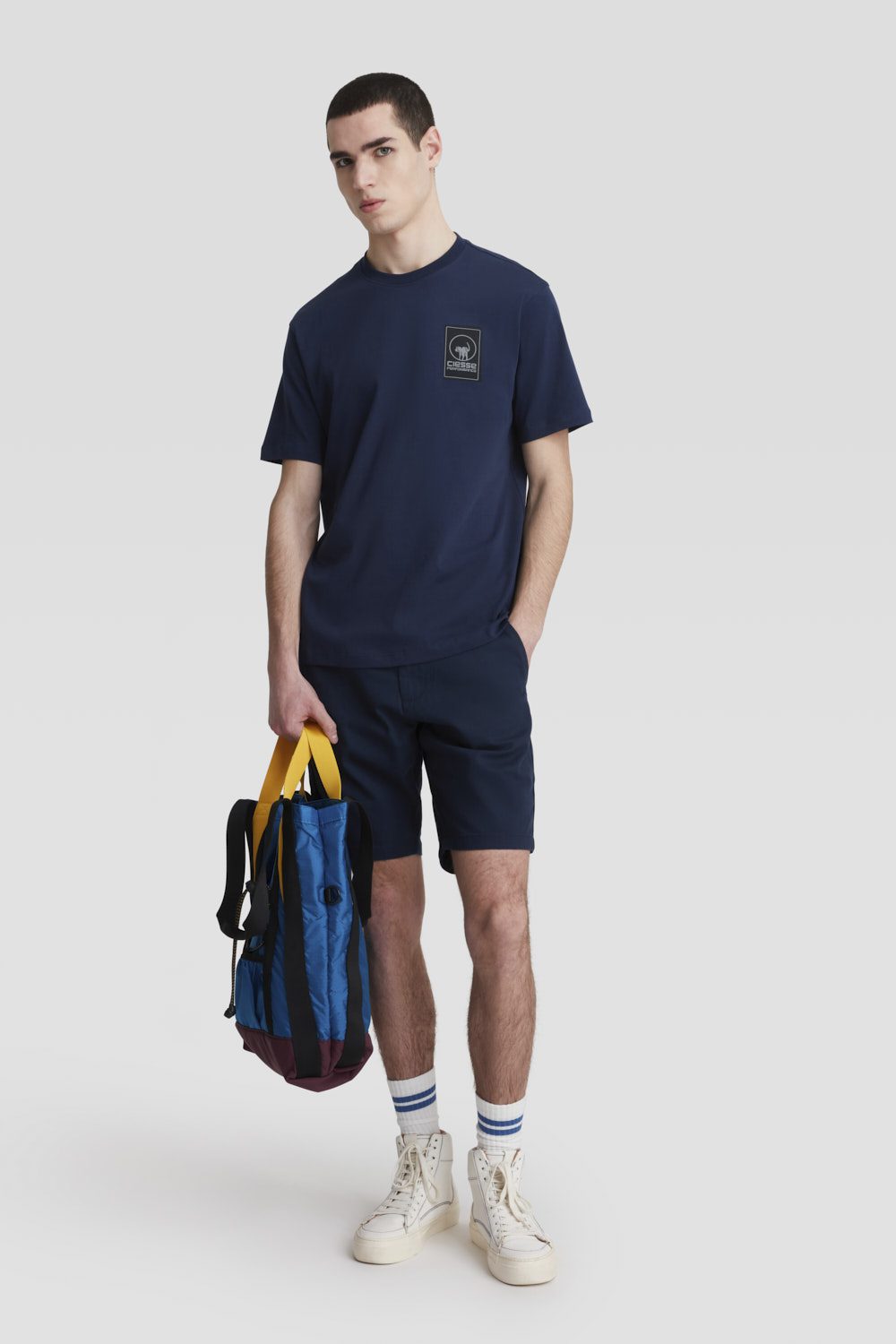 ciesse-outdoor-t-shirt-e-polo-t-shirt-baumwolle-blau image 1