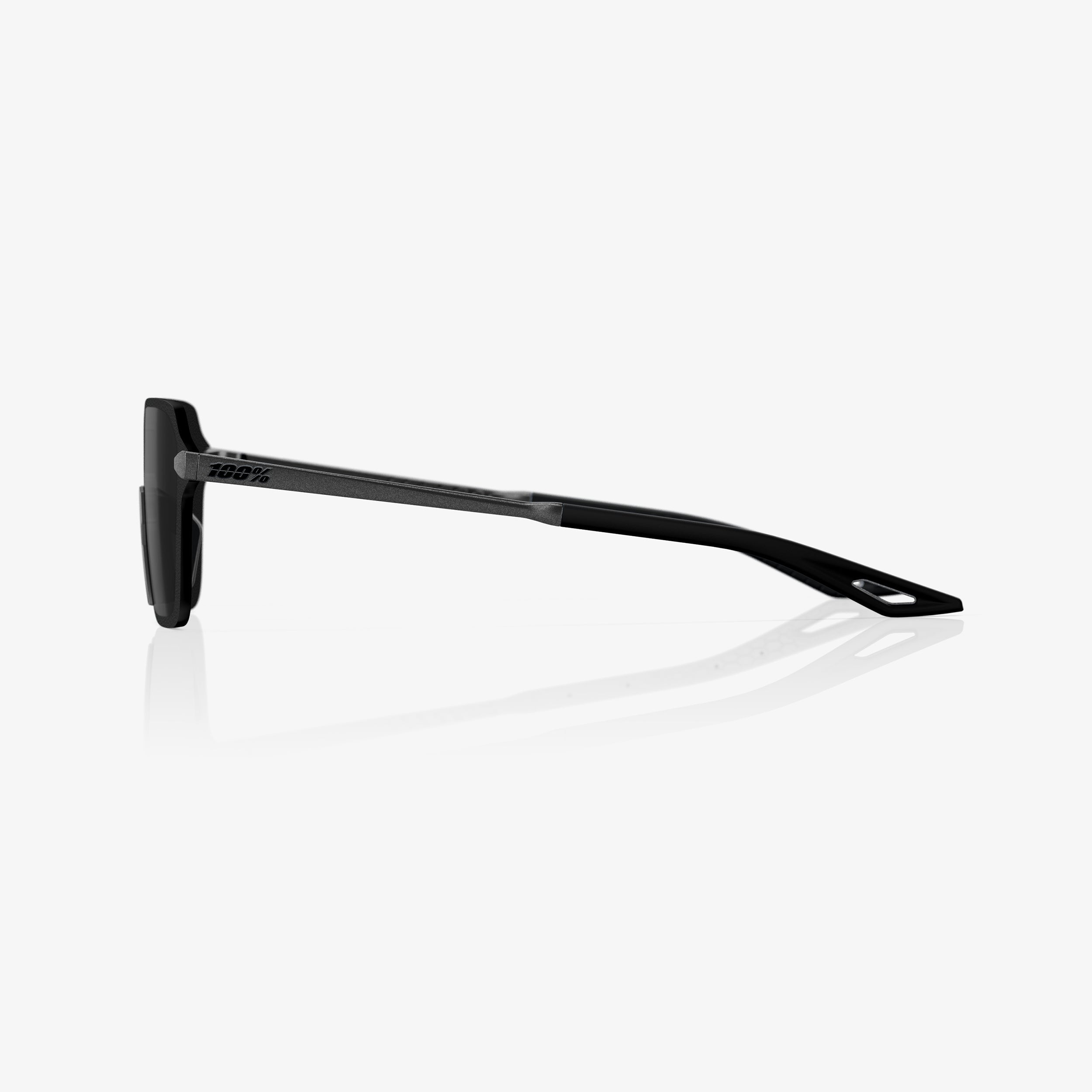 100-legere-trap-sonnenbrille-matte-gunmetal-black-mirror image 3
