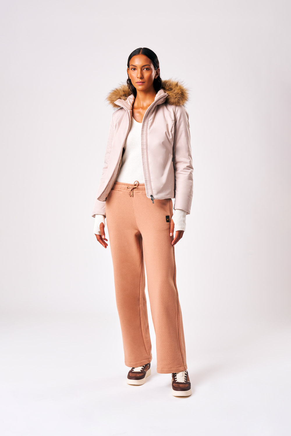 ciesse-outdoor-biliana-winterjacke-damen-wei-mit-fellkapuze image 1