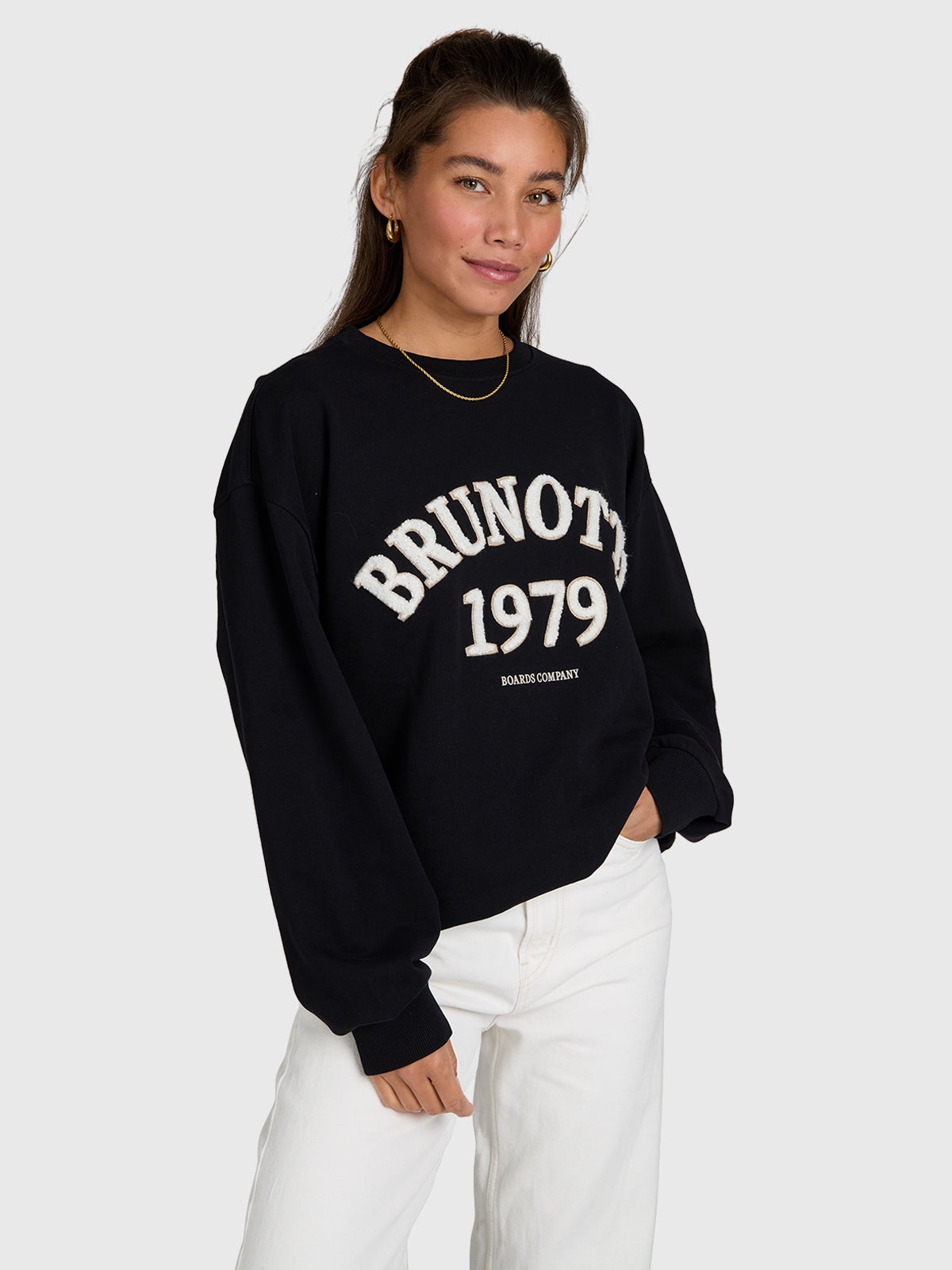 brunotti-tamea-damen-pullover-schwarz-baumwolle-oversize image 4
