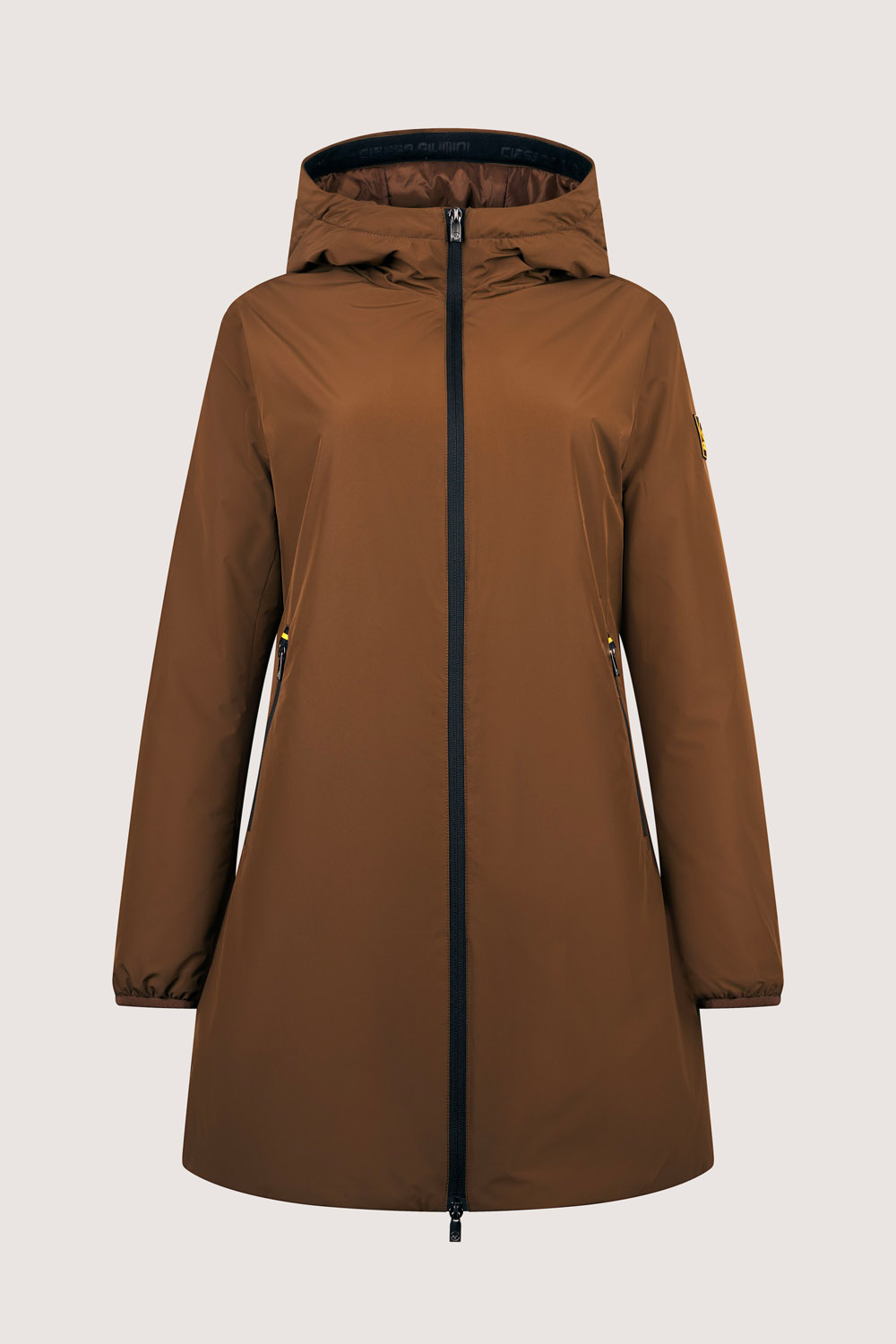 ciesse-outdoor-matilda-winterjacke-damen-moka-lang-kapuze image 2