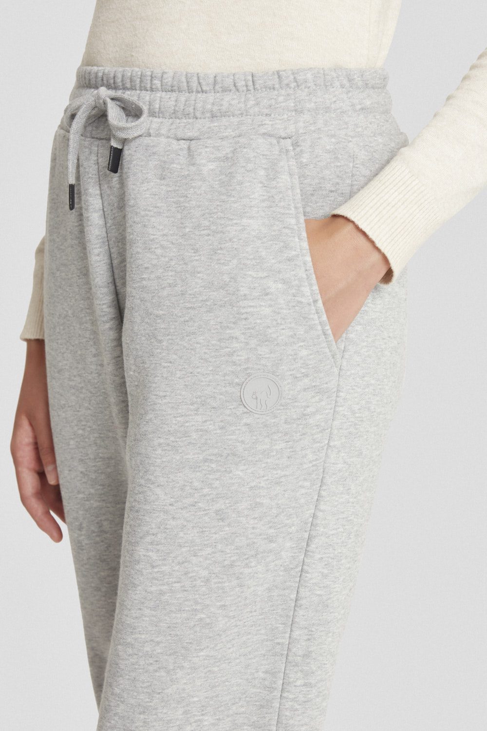 ciesse-outdoor-pantaloni-sporthose-grau-baumwolle-kordelzug-2 image 4