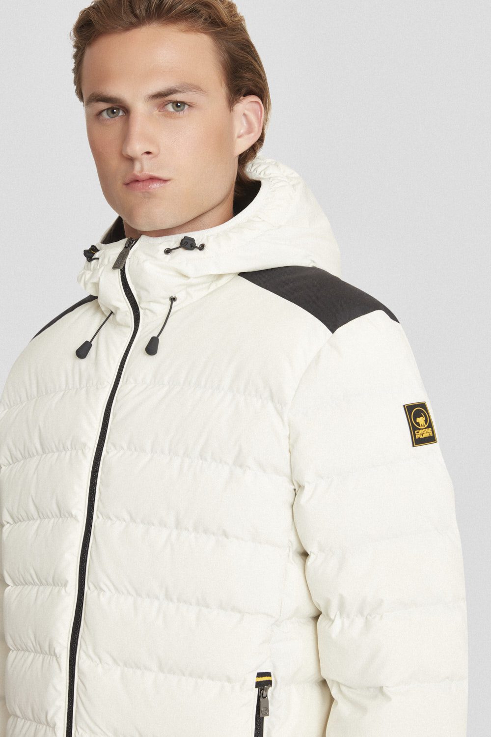 ciesse-outdoor-piumini-daunenjacke-kurz-wei-mit-kapuze image 3
