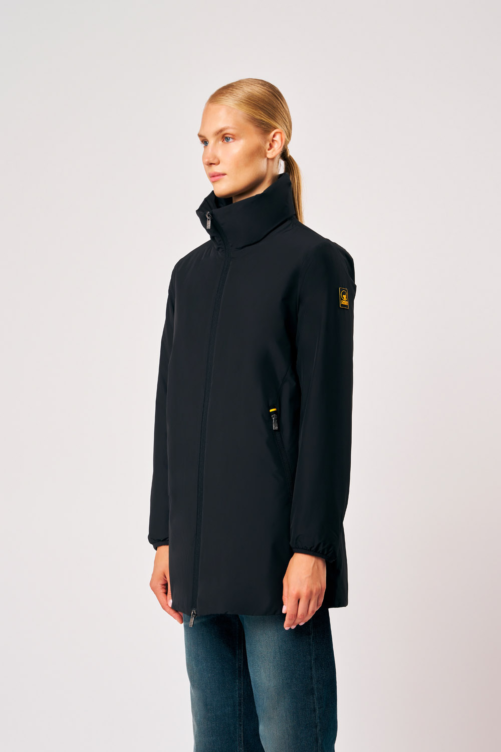ciesse-outdoor-catalina-schwarzer-damen-mantel-dwr image 3