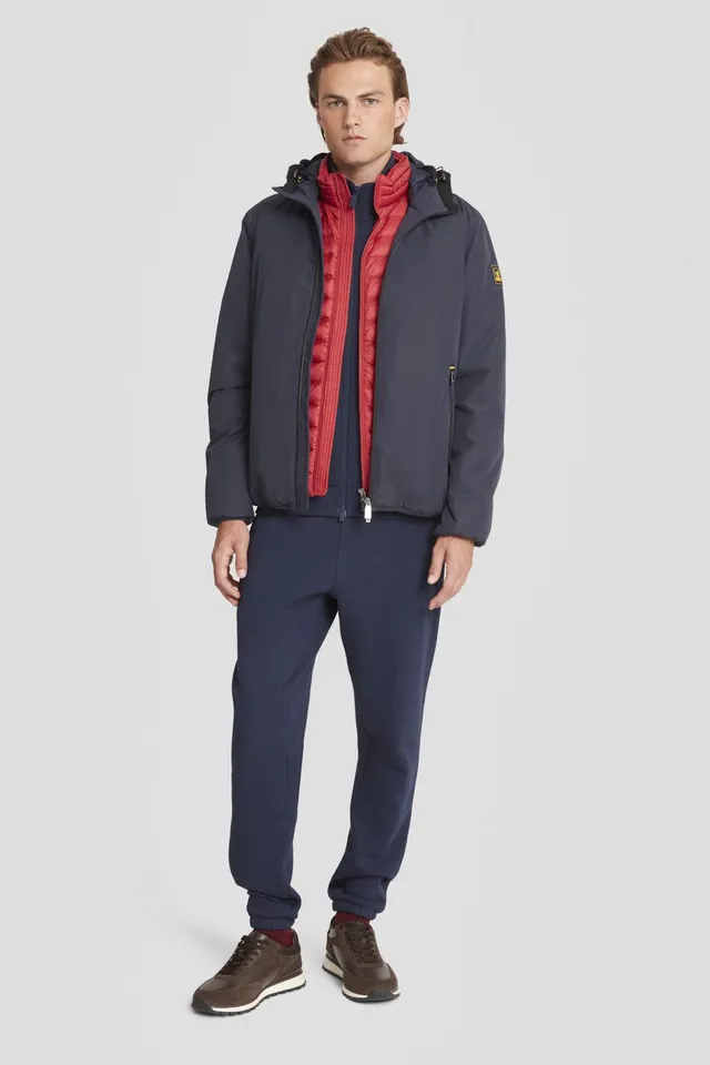 ciesse-outdoor-winterjacke-blau-kapuze-wattiert-dwr image 1