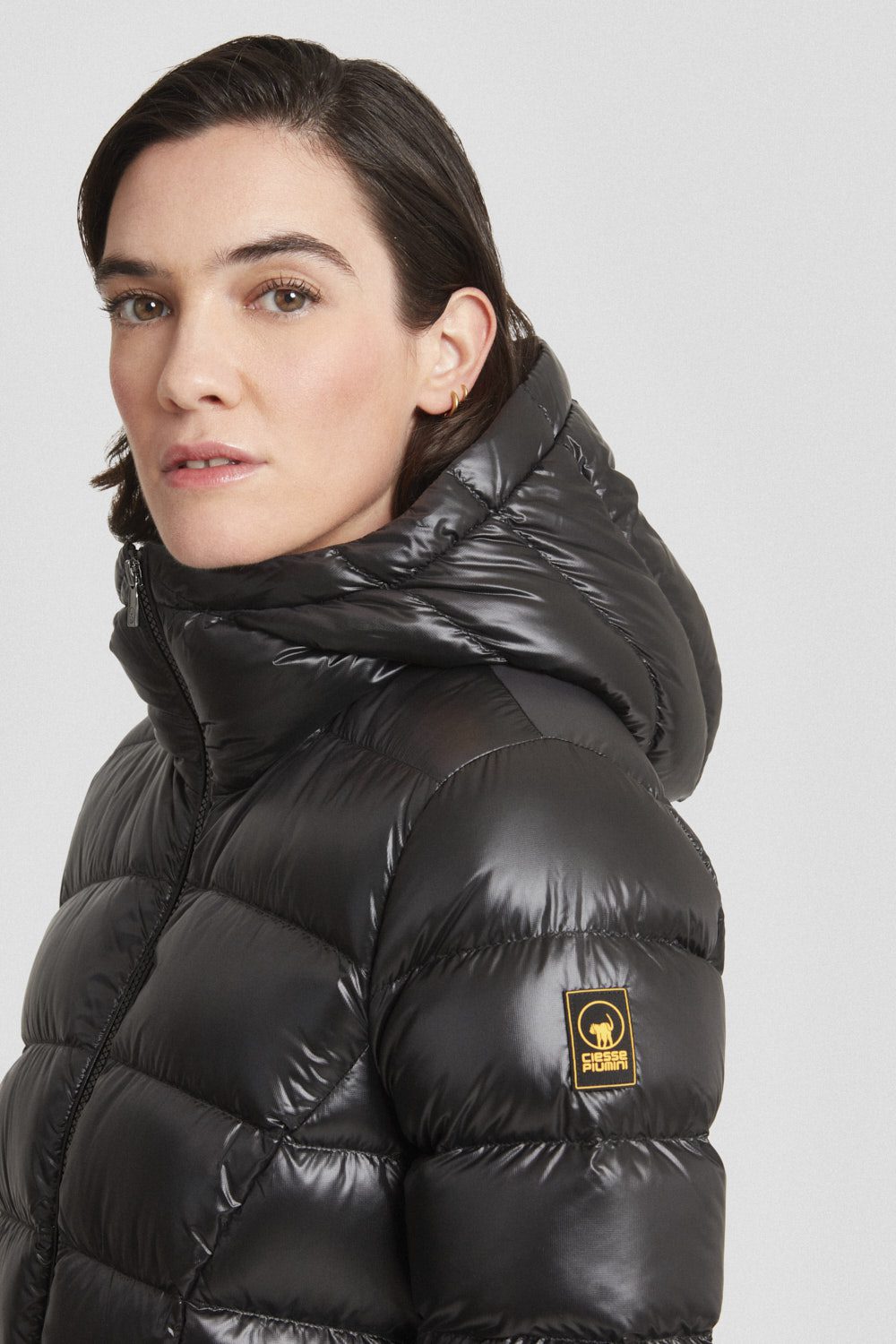 ciesse-outdoor-piumini-daunenjacke-schwarz-kapuze-90-10-daune image 3