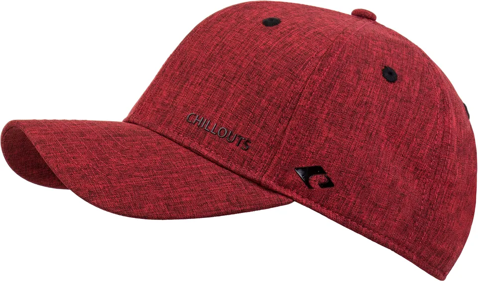 chillouts-caps-christchurch-baseballkappe-rot-schwarz-polyester image 1