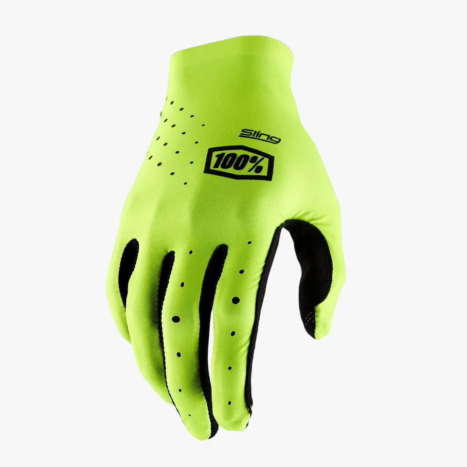 100-sling-mx-handschuhe-fluo-yellow-touchscreen image 1