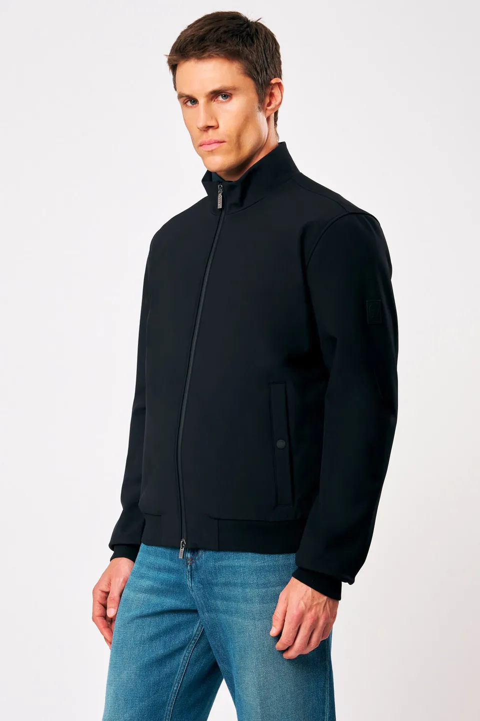 ciesse-lupin-softshelljacke-schwarz-biker-herren image 1
