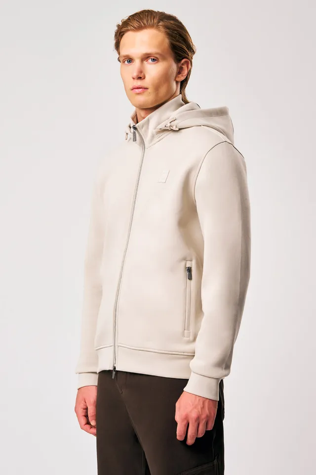 ciesse-felpe-naku-4-0-hoodie-beige-abnehmbare-kapuze image 1