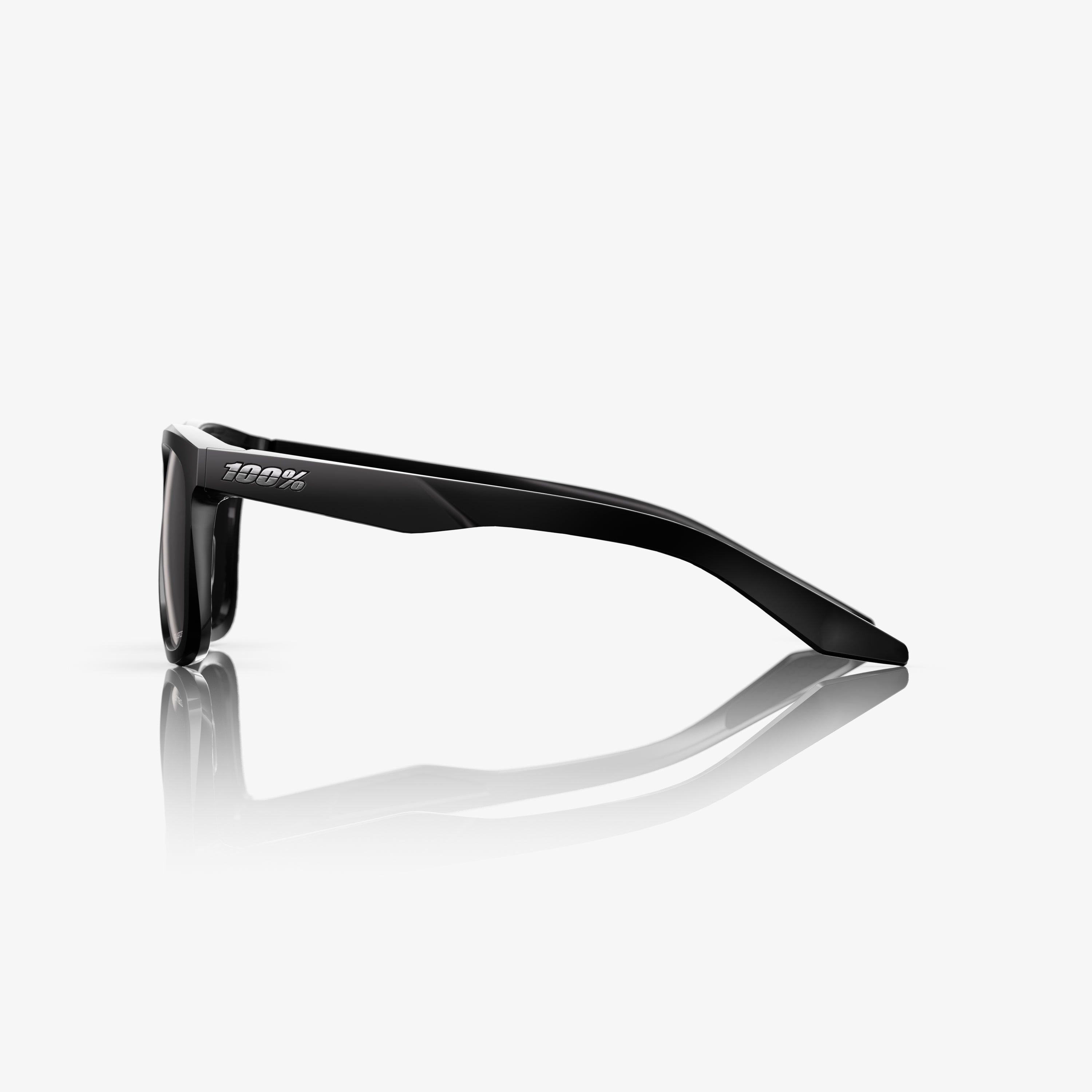 100-hudson-polished-black-sonnenbrille-grey-polarized image 3