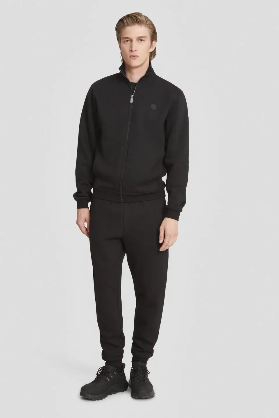 ciesse-sporthose-herren-schwarz-baumwolle-mit-kordelzug image 1