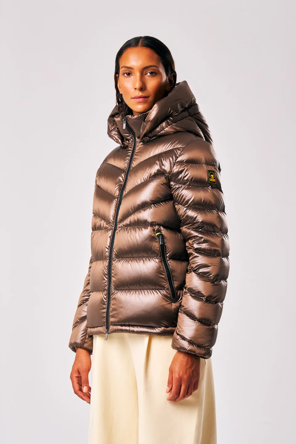 ciesse-outdoor-heidi-damen-daunenjacke-braun-kapuze-800fp image 1