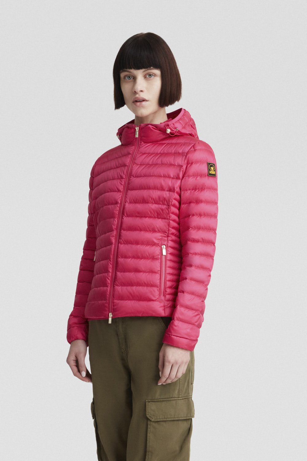 ciesse-outdoor-daunenjacke-fuchsia-kapuze-800-fill-damen image 2