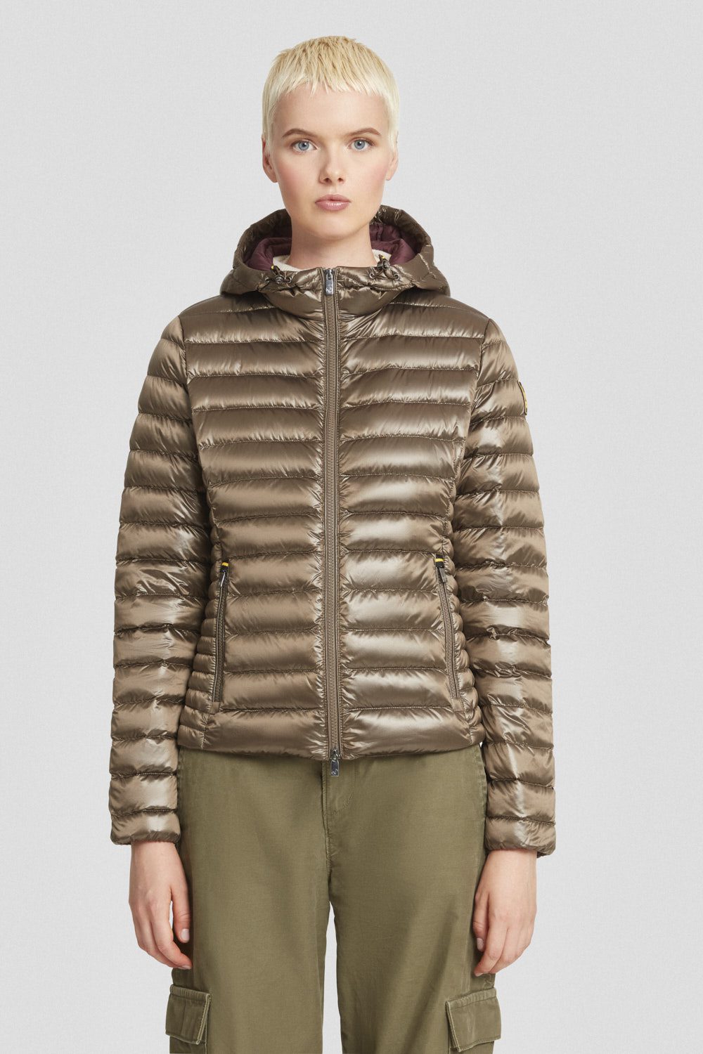 ciesse-outdoor-piumini-daunenjacke-beige-800fp-mit-kapuze image 2