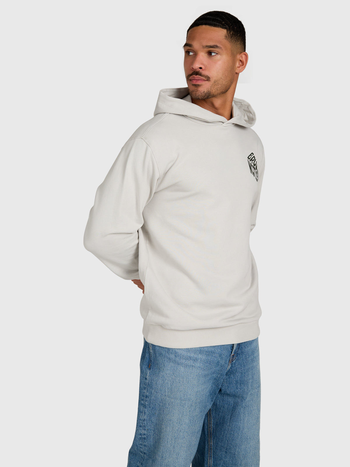 brunotti-mynne-herren-hoodie-soft-grey image 3