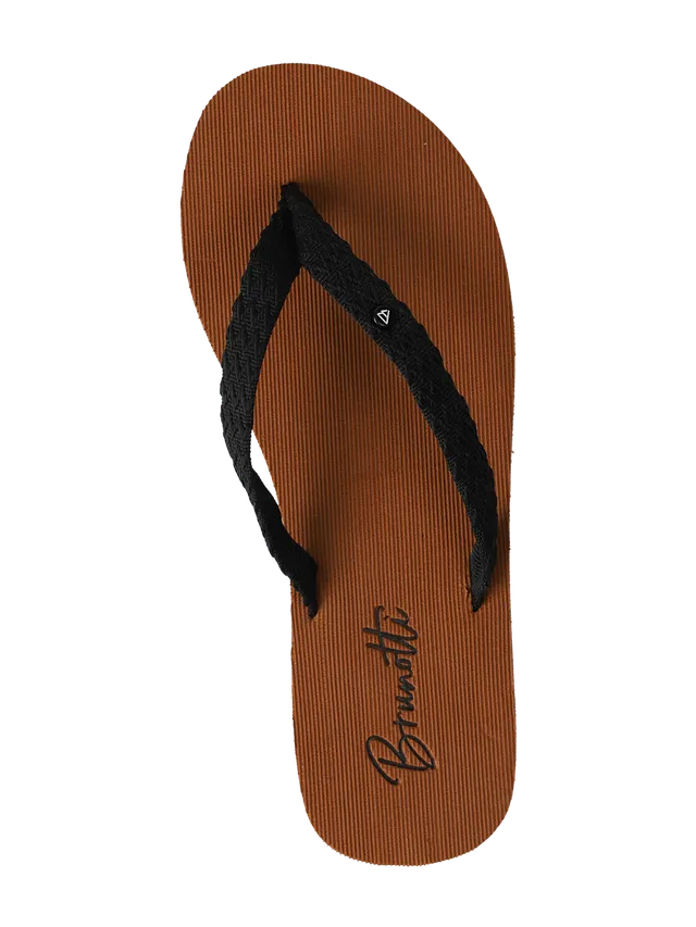 brunotti-chiara-jacquard-damen-flip-flops-schwarz image 1