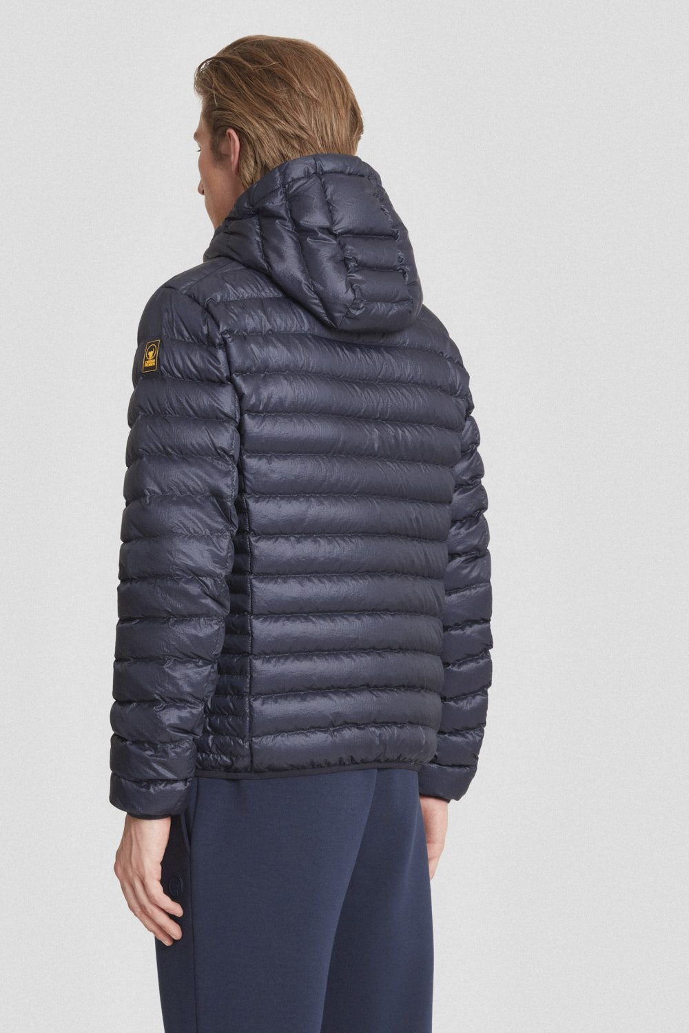 ciesse-outdoor-daunenjacke-damen-blau-mit-kapuze-800-fill image 4