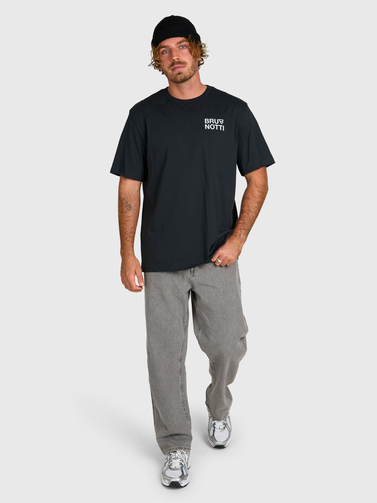 brunotti-barros-herren-t-shirt-schwarz-baumwolle image 5