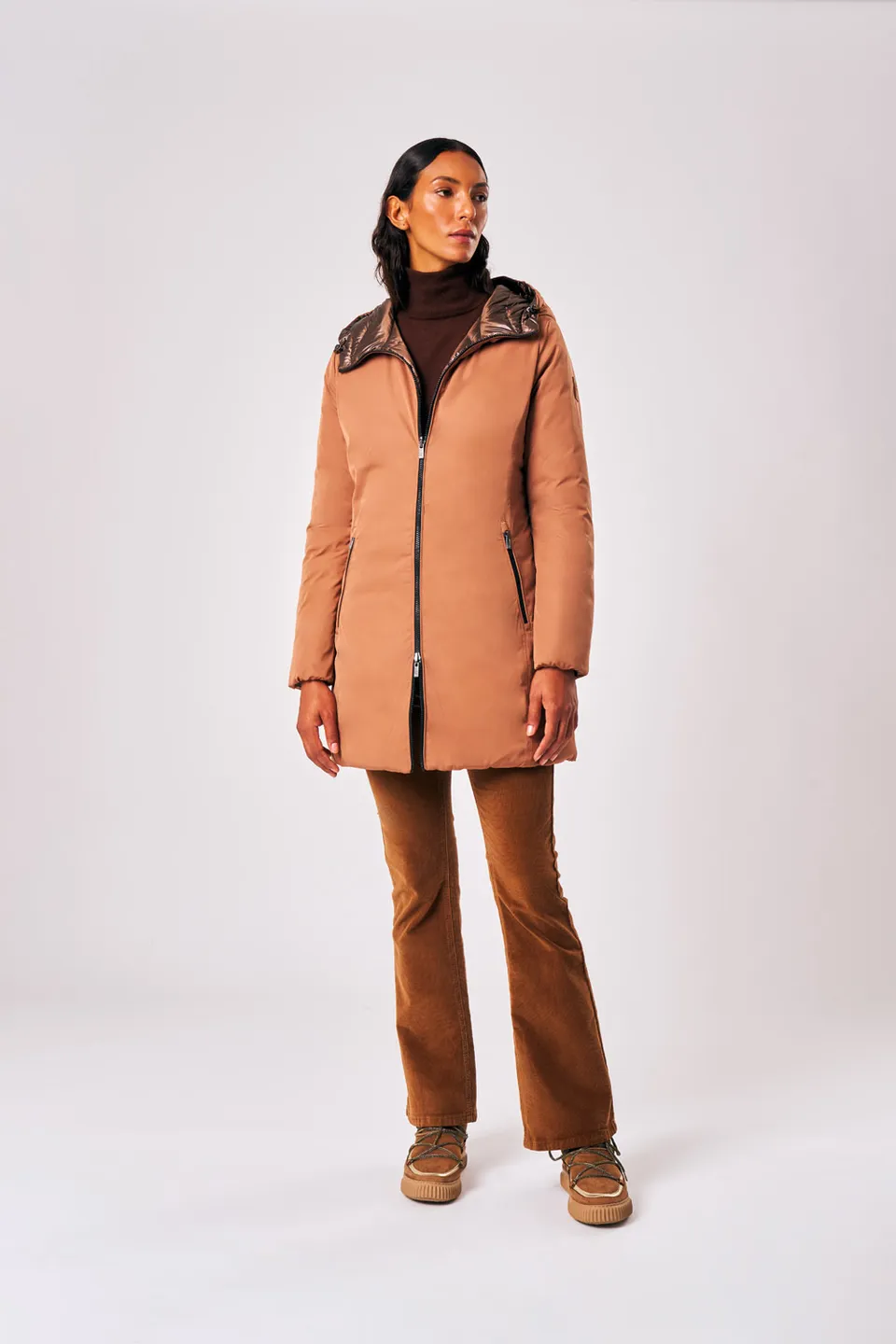 ciesse-piumini-kalie-3-0-wende-daunenjacke-hellbraun-slim image 1