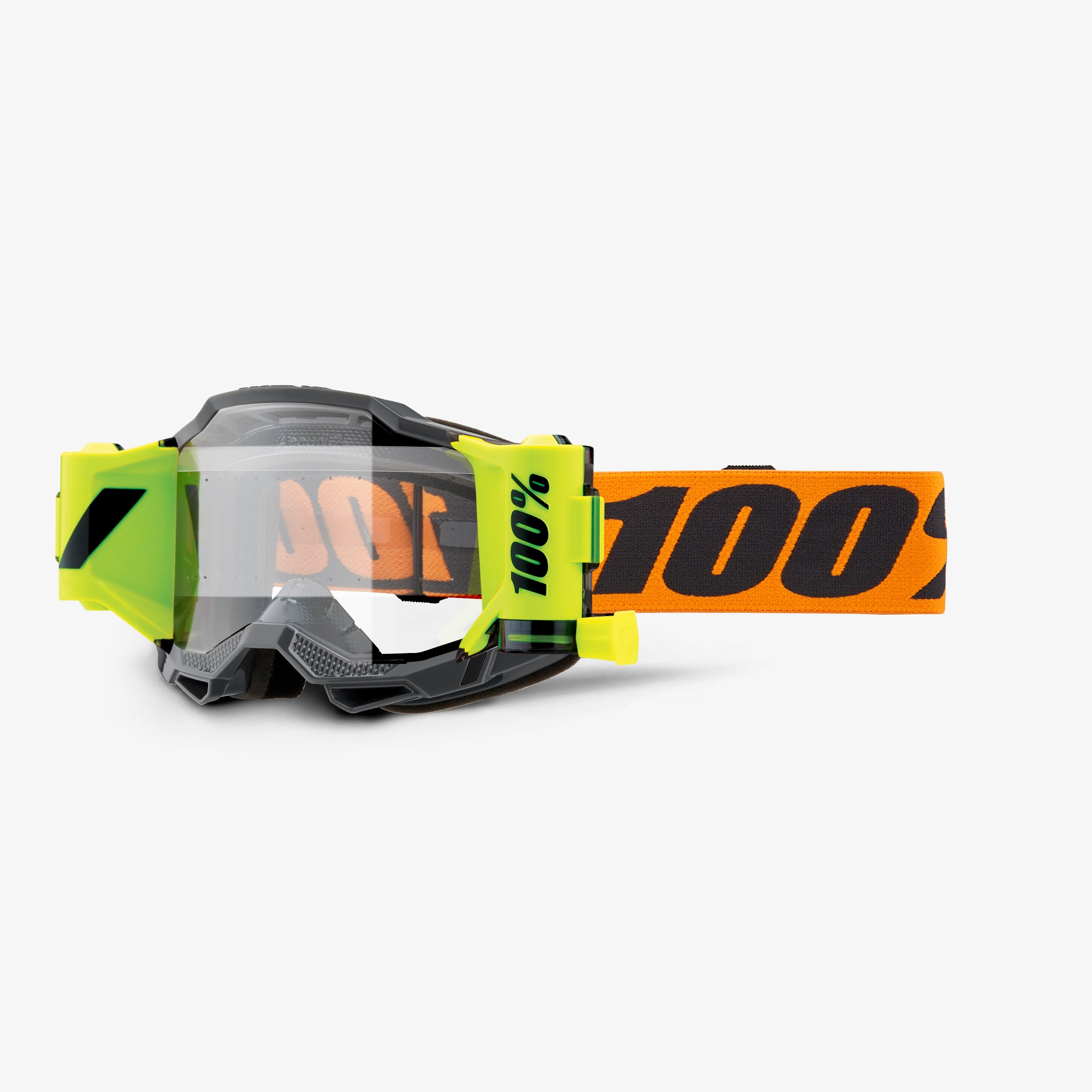 100-accuri-2-forecast-goggle-orange-clear-lens-motocross-brille image 1