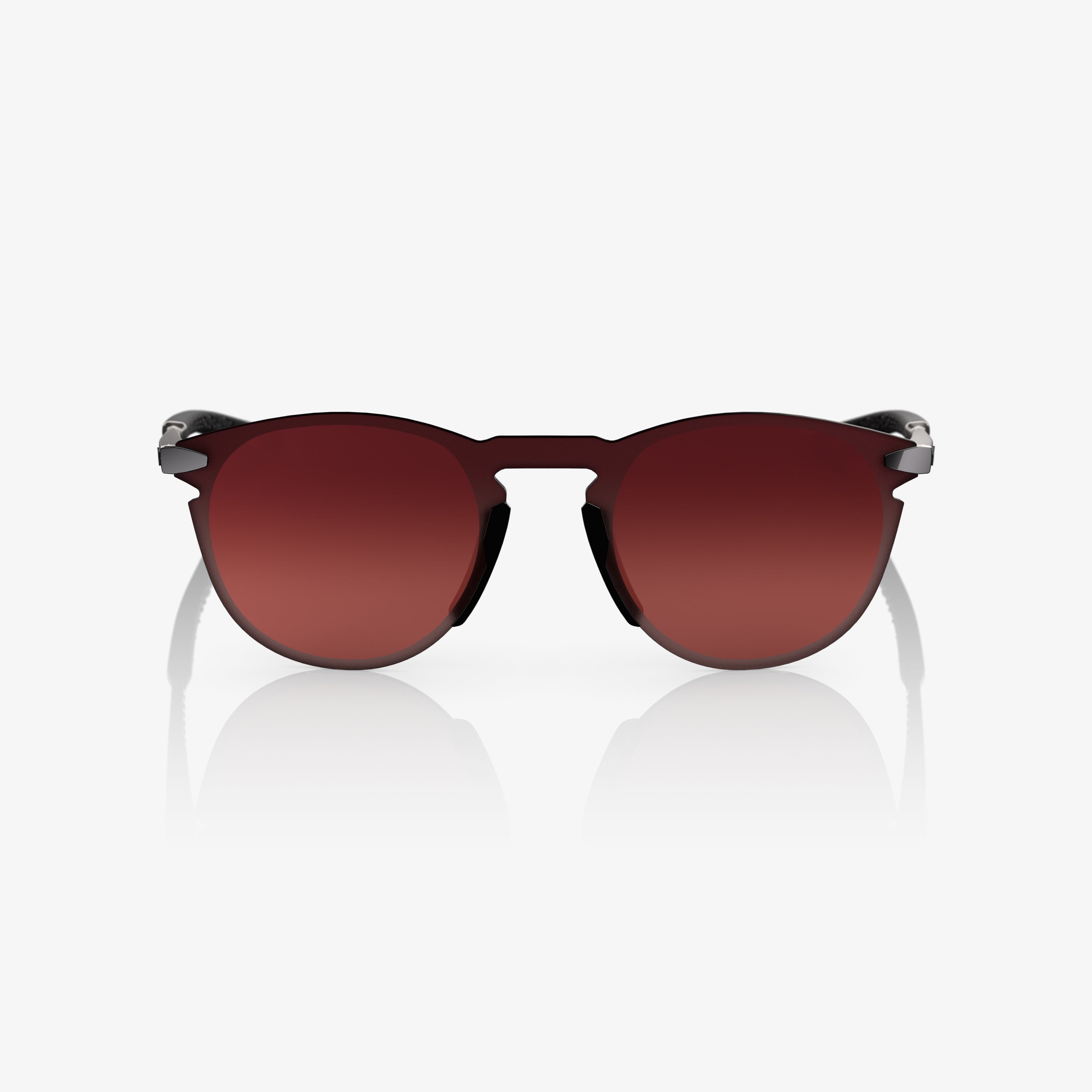 100-legere-round-sonnenbrille-schwarz-braun-verlauf image 2
