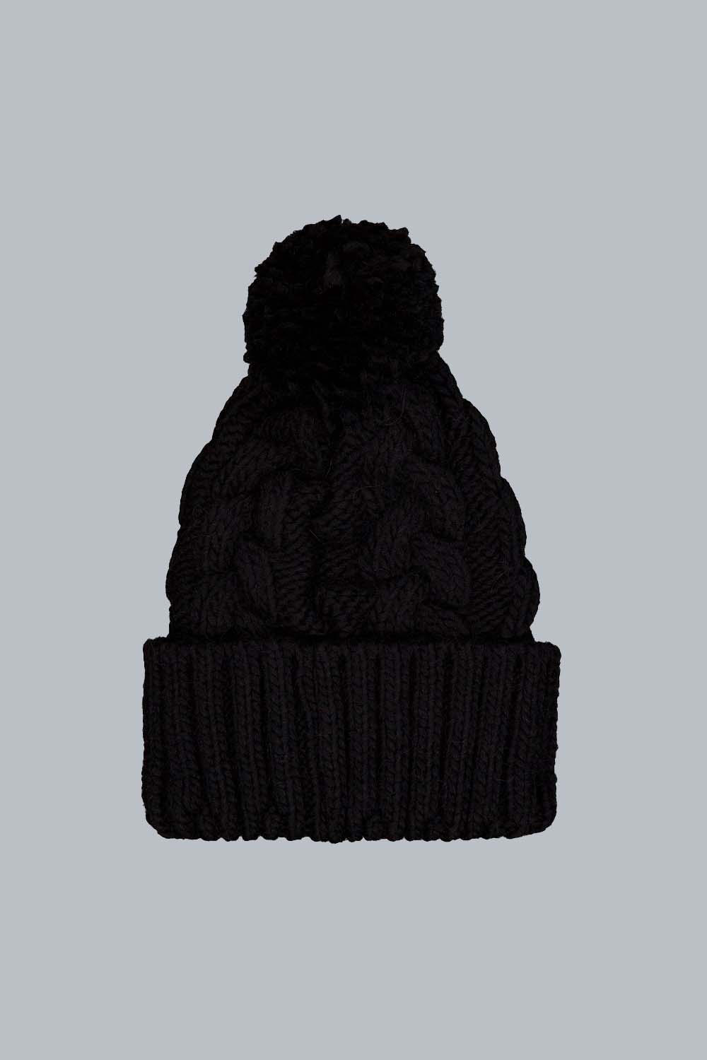 ciesse-outdoor-scilly-damen-m-tze-schwarz-zopf-bommel image 2