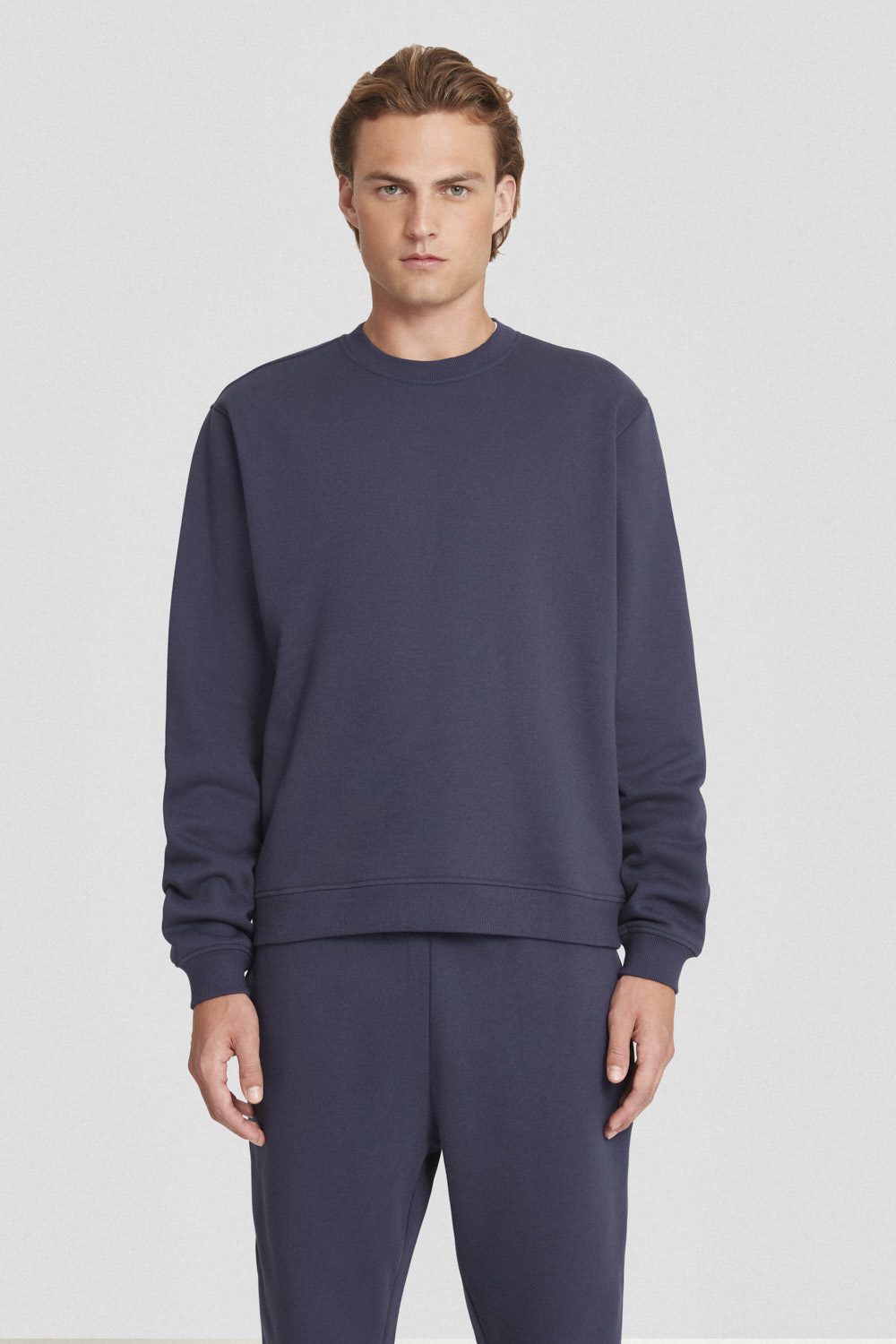 ciesse-outdoor-felpe-sweatshirt-blau-rundhals-baumwolle image 1