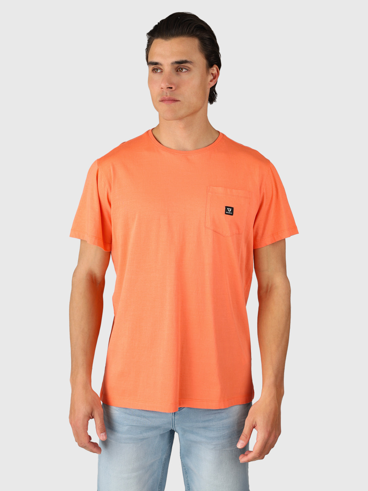 brunotti-axle-t-shirt-herren-melon-bio-baumwolle image 1