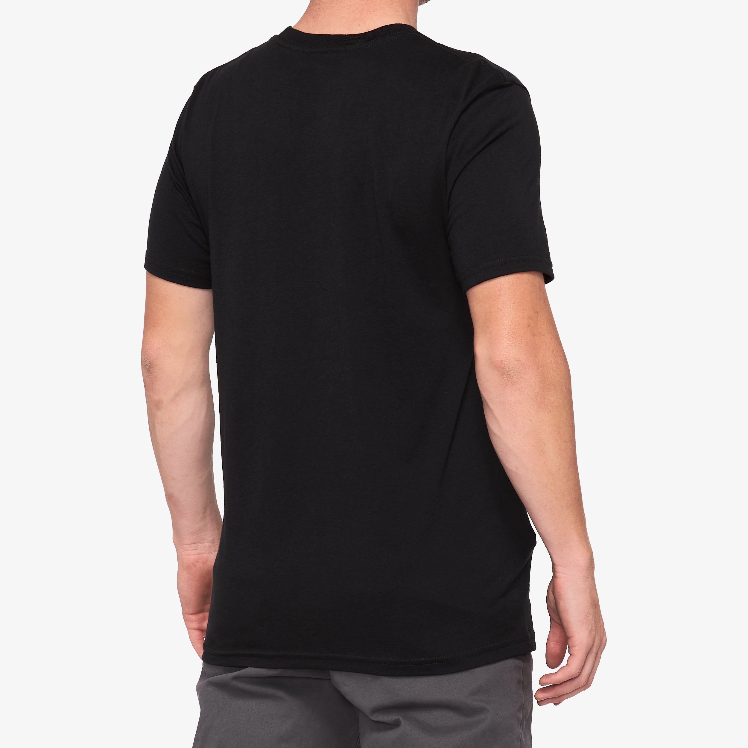 100-icon-t-shirt-schwarz-kurzarm-herren image 2