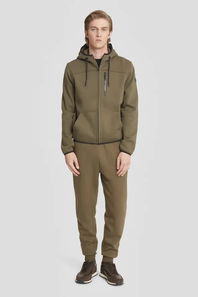 ciesse-outdoor-felpe-hoodie-oliv-mit-kapuze image 1