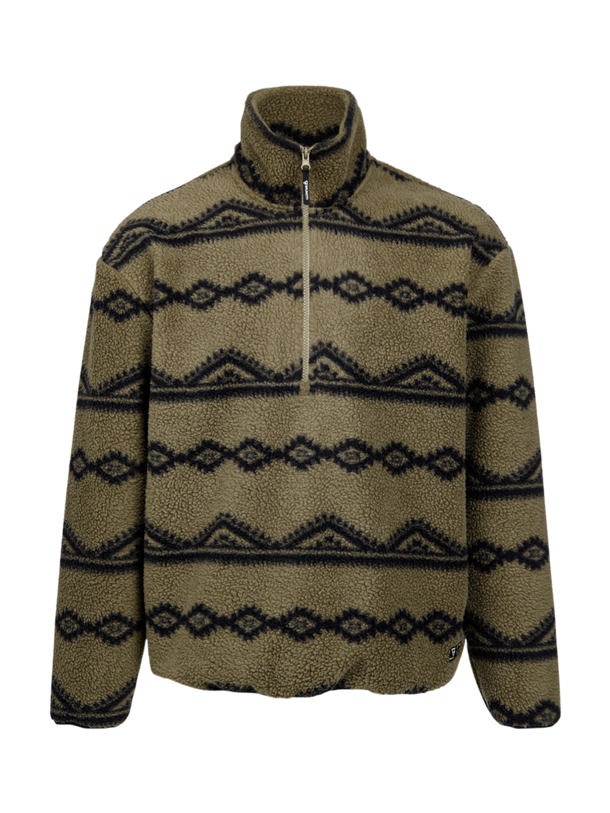 brunotti-kennet-herren-fleecejacke-dusky-green-lockerer-schnitt image 7