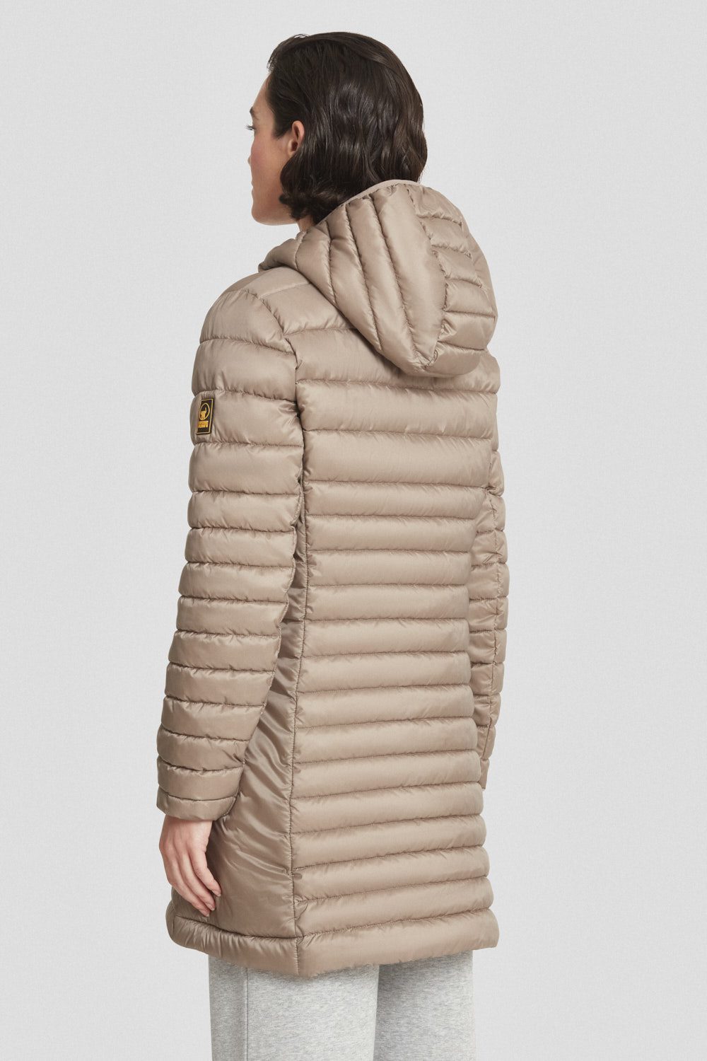 ciesse-outdoor-piumini-daunenjacke-braun-lang-wasserdicht image 4