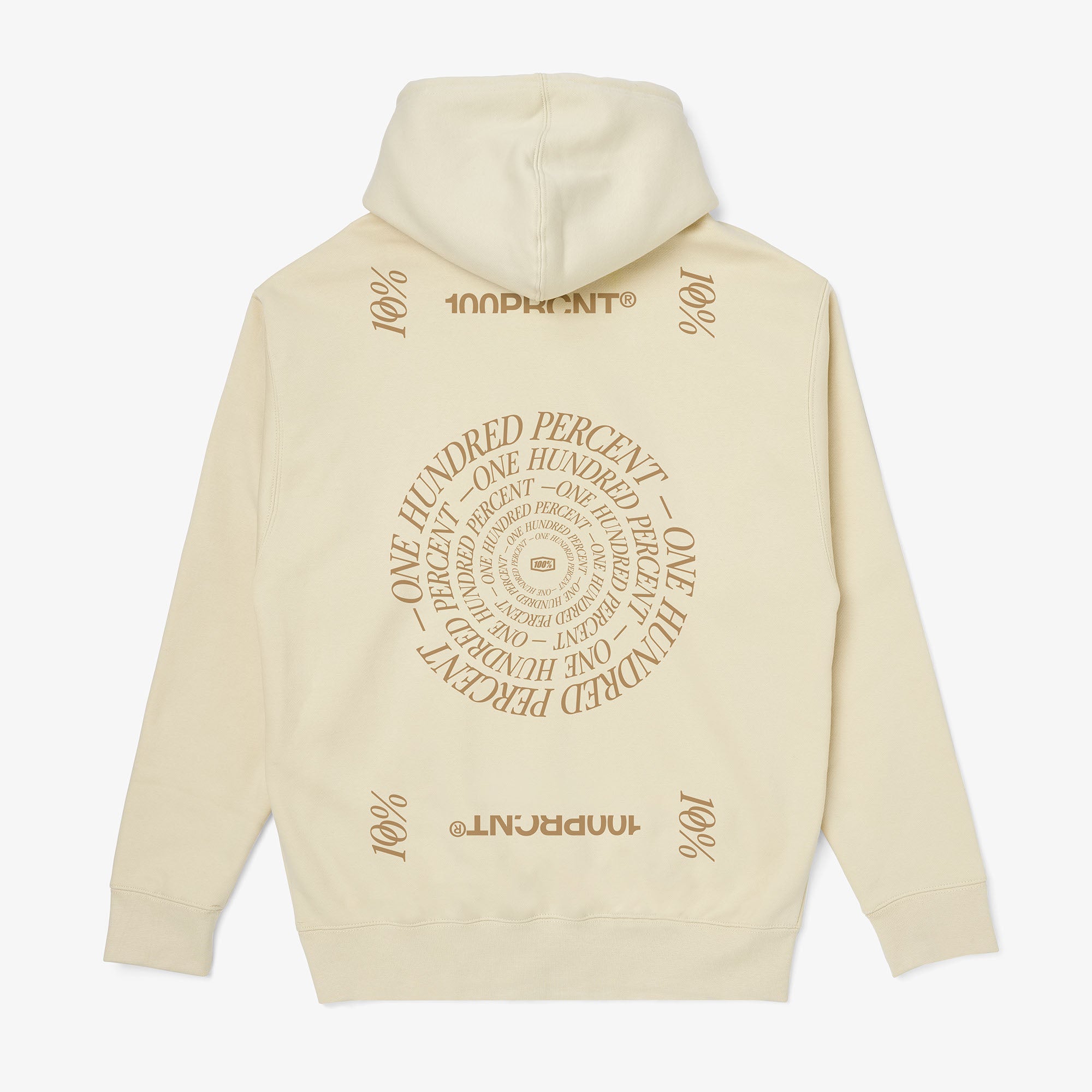 100percent-vortex-hoodie-fleece-bone-gr-e-l-unisex image 3