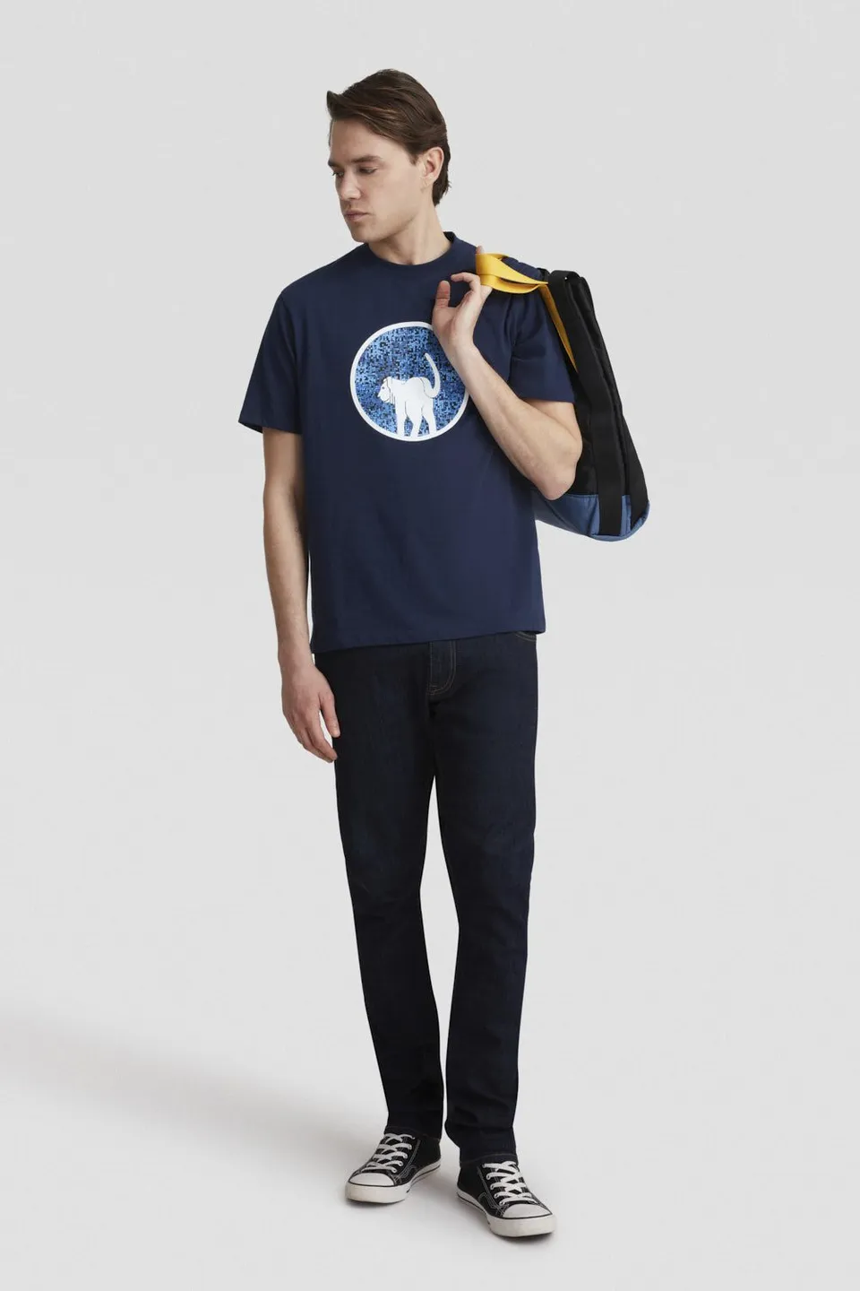 ciesse-outdoor-t-shirt-blau-baumwolle-mit-print image 1