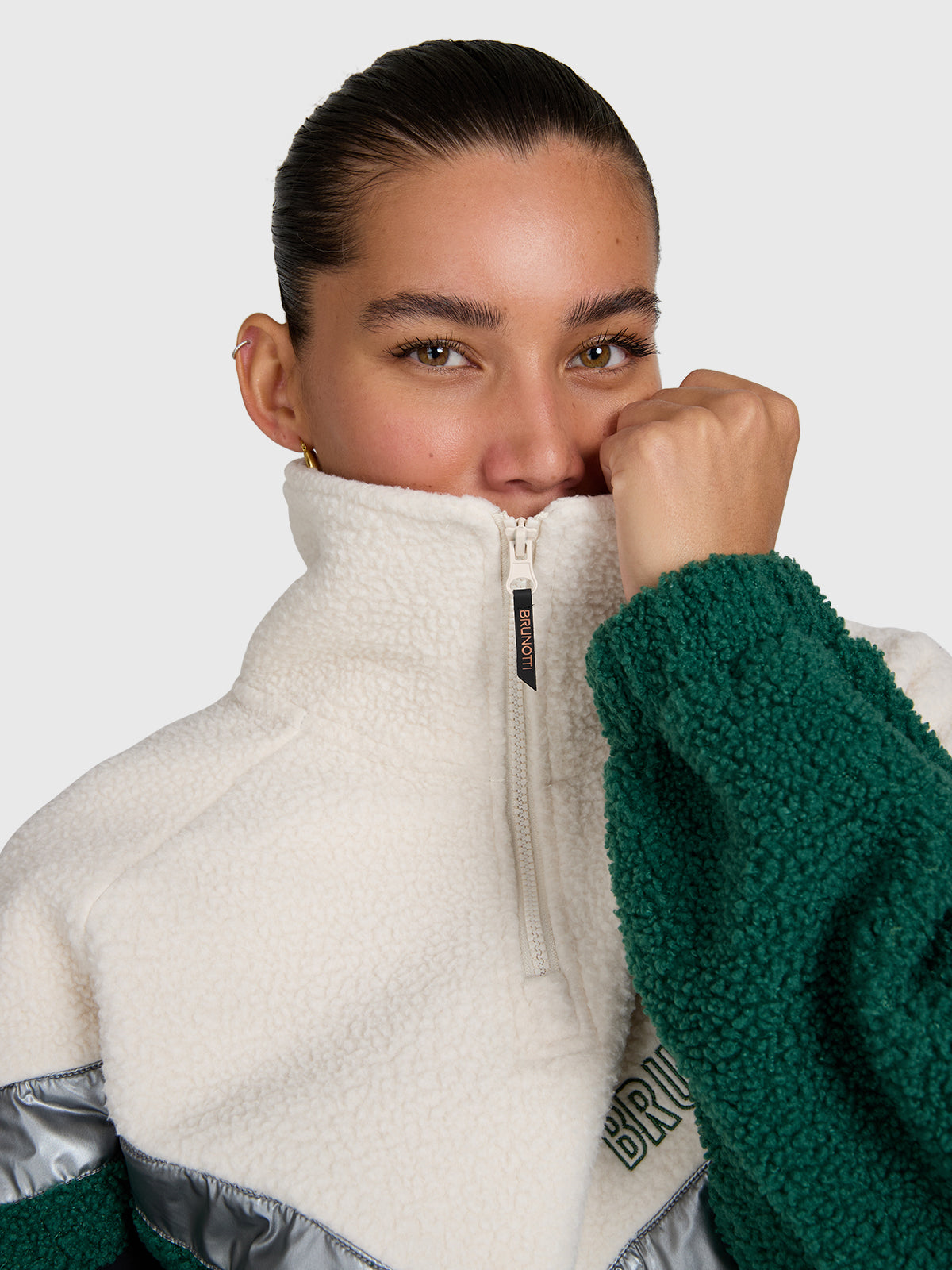 brunotti-sandrea-damen-fleece-hunter-green-polyester image 6