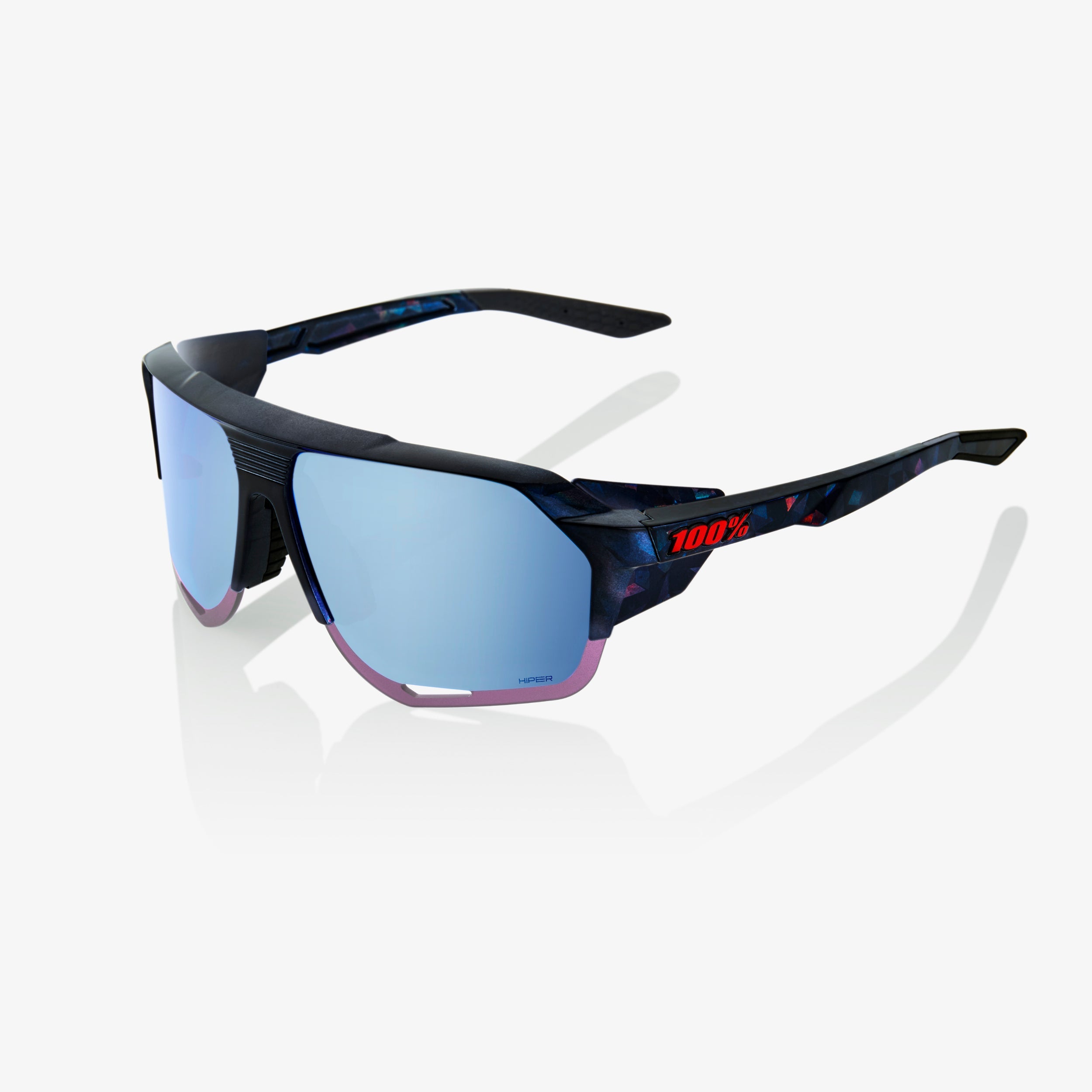 100-norvik-sonnenbrille-schwarz-hiper-blue-mirror image 1